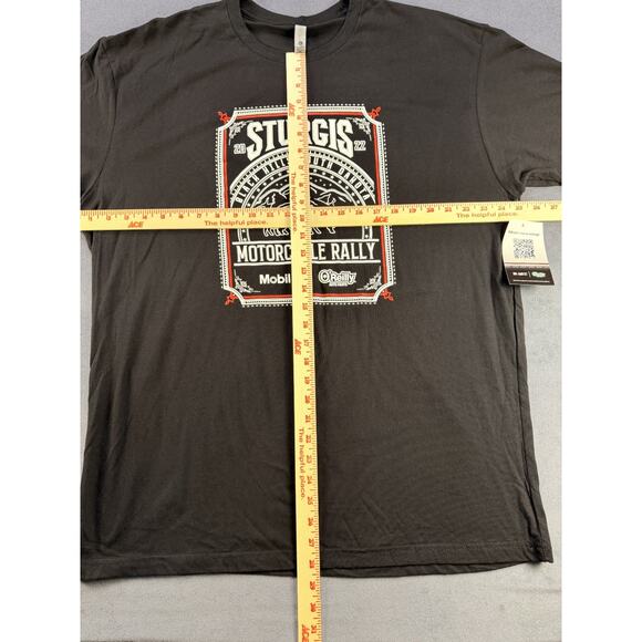 Sturgis Rally T-Shirt 2022 Large Graphic Black Men's XXL (New) - Picture 5 of 6